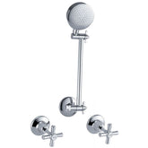 ACL Chrome Cross Handle Shower Set PENZ05